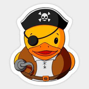 Pirate Rubber Duck Sticker